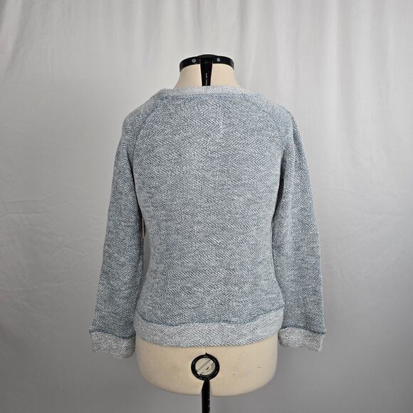 Trade Heritage Sweatshirt Womens XL Blue - Green Long Sleeve Pullover NWT - Picture 2 of 15